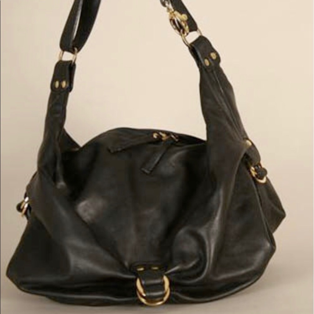 Helena de Natalio leather hobo handbag
